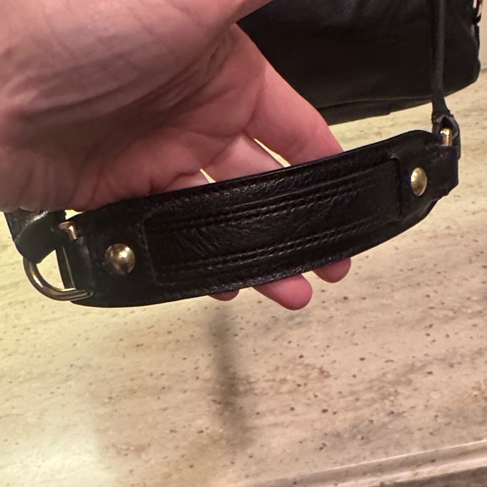 Coach Black Leather Shoulder Bag - Picture 10 of 16